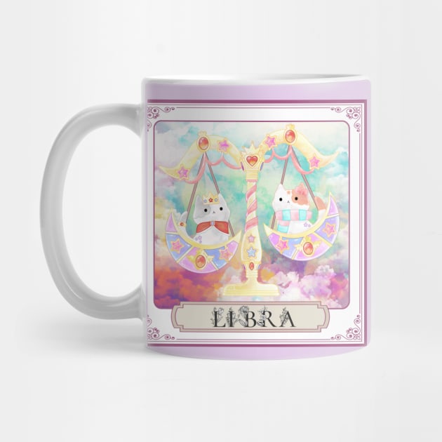 Libra Horoscope Twin Cats by FungibleDesign